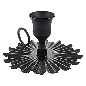 Portavelas de metal negro con forma de último diseño al por mayor de fábrica - Product Image 5