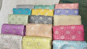 Premium Brocade Fabric High Quality Woven Textile <b>for</b> Garments, Home Decor, and Upholstery Customizable Designs, Colors - Product Image 4