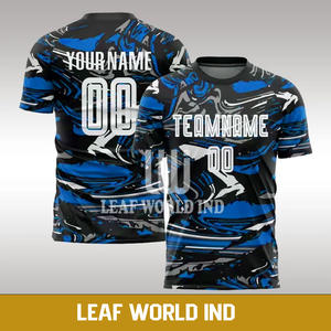 Figura personalizada para hombre, blanco-rojo por sublimación uniforme de fútbol, Camiseta 100% poliéster, estiramiento, secado rápido, cuello redondo, entrenamiento de fútbol - Product Image 6