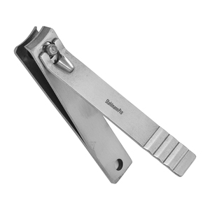 Single Large Flat <b>Nail</b> <b>Clippers</b> Curved Wide Jaw Opening <b>for</b> Adults Household Use Stainless Steel Premium Quality Finger <b>Clipper</b> - Product Image 4
