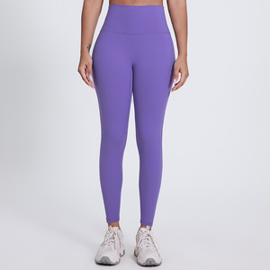 High Waist Gym Tights Yoga Pants Women's Butt Lifting Workout Deep V Back Fitness <b>Leggings</b> Scrunch butt <b>leggings</b> for women - Product Image 3