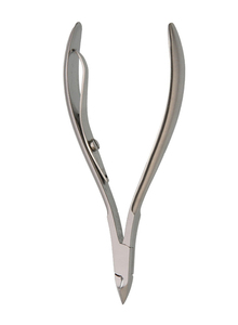 Professional Stainless Steel Cuticle Nipper 10 cm, Lap Joint, S/Spring Flat Blade Sharp Tip <b>Nail</b> <b>Tool</b> for Adults Finger - Product Image 5