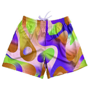 Pantalones cortos de baloncesto de malla polivinílica 100% al por mayor ropa de baloncesto transpirable bordada cosida sublimada de diseño personalizado - Product Image 3