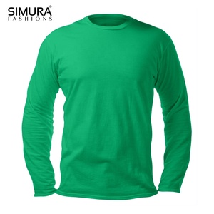 Camisetas de Manga Larga para Hombre, Estilo Moderno, Personalizadas OEM, Color Sólido, 100% Algodón/Poliéster - Product Image 5