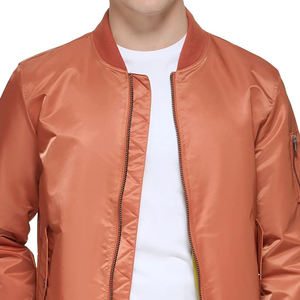 Veste bomber en satin personnalisée à la vente chaude, veste en satin pour hommes, taille plus, vêtements décontractés, veste en satin brillante - Product Image 6
