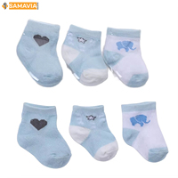 Chaussettes ras du cou tricotées respirantes pour femmes SAMAVIA, mélange coton/nylon/spandex, confortables, anti-humidité, usage quotidien, personnalisables