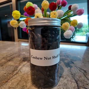 Granulés de coque de noix de cajou en direct d'usine, biomasse, carburant renouvelable, approvisionnement en grande quantité, chauffage industriel et production d'énergie - Product Image 1