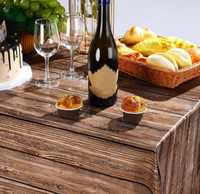 Nappe de table lourde en tissu non tissé enduit de PVC, écologique, imperméable et ignifuge