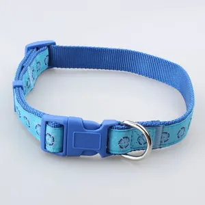 Luxury Eco-Friendly Best Quality Nylon Polyester Pet <b>Leashes</b> Quick Release Snap Buckle Print Pattern Feather Decoration for <b>Dogs</b> - Product Image 6