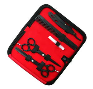 Kit de barbier professionnel pour adultes avec ciseaux complets pour une coupe de cheveux plus fine pour une utilisation en salon Prix de vente en gros disponible - Product Image 2