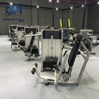 Máquina de Press de Pecho Vertical Comercial con Pila de Pesas de 100 kg, Equipo de Entrenamiento de Fuerza para Pecho Sentado para Gimnasio