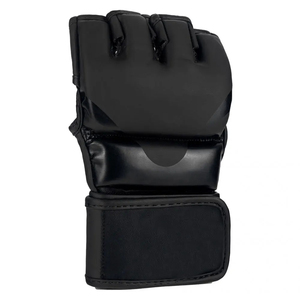 Gants de fitness demi-doigts en cuir PU avec sangle de poignet réglable, unisexes, pour la musculation et l'entraînement en salle de sport - Product Image 4