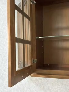 Enbl High Quality Modern Modular Solid <strong>Wood</strong> Cupboard Classic Style Lacquer Pantry Kitchen Cabinets Acrylic Includes <strong>Drawer</strong> Slide - Product Image 3