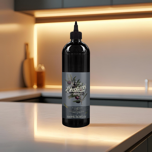 Botella exprimible de PET "Oleotucci" de aceite de oliva virgen extra de 500ml de alta calidad para cocinar y aderezos - Product Image 3