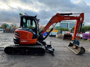 รถขุดตีนตะขาบสำหรับ Kubota U55-4 5.5ตันหางเป็นศูนย์ V2607สำหรับสถานที่ก่อสร้างเครื่องยนต์ดีเซลสำหรับ Kubota - Product Image 4