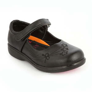 Girls <b>School</b> <b>Pumps</b> (7Z1) BL-945 - Black - Black - Product Image 1