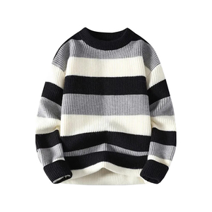 Pull en tricot acrylique pour homme, respirant, de haute qualité, vente chaude, fabriqué au Pakistan, vêtements décontractés, tissu doux, logo sur le devant - Product Image 4