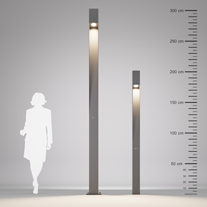 Luzerra nhôm không gỉ LED chiếu sáng cực IP65 ngoài trời Vườn & cảnh quan ánh sáng cho Pathway & đường lái xe sử dụng 200 cm - Product Image 5