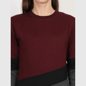 Suéter de algodón orgánico unisex 100%, ropa de invierno Lisa personalizada para mujer, sudadera informal de cuello redondo con relieve de gran tamaño, logotipo frontal - Product Image 6