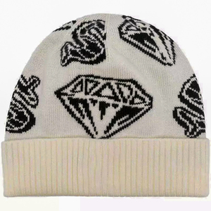 High Quality Custom Beanie Winter Hat 100% Acrylic Breathable Waterproof Warm Soft Knitted Jacquard Unisex Casual Sports - Product Image 1