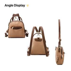 Bolso Freya de Piel Sintética Premium para Mujer, Diseño Sólido, Multifuncional, Convertible en Mochila y Bolso Bandolera, con Monedero Extraíble - Product Image 3