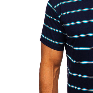 เสื้อยืดโปโลสำหรับผู้ชายเสื้อ2024คอกลมแขนสั้นผ้าฝ้าย100% ซักง่าย - Product Image 6