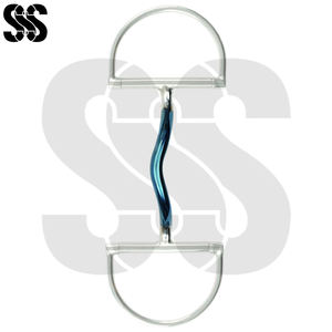 Meilleur produit : Mors de dressage en acier inoxydable antirouille avec support latéral stable, empêche le glissement du mors, durable pour l'entraînement et l'équitation - Product Image 2