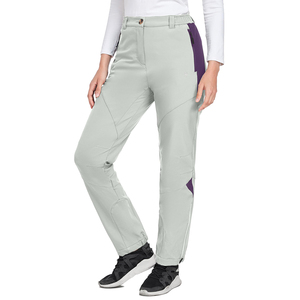 Cómodos pantalones Softshell para mujer Forro polar Resistente al agua OEM Servicio personalizado Alta calidad Plano Secado rápido Transpirable - Product Image 1