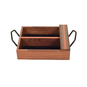 Cuchillo dorado reutilizable, tenedor, cuchara, regalo de boda, juego de cubiertos con caja de madera, juego de cubiertos de acero inoxidable - Product Image 3