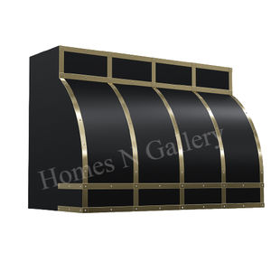 Black Manufacturer Kitchen <b>Range</b> <b>Hood</b> New Style Stainless Steel Housing <b>Range</b> <b>Hoods</b> With Touch Control - Product Image 2