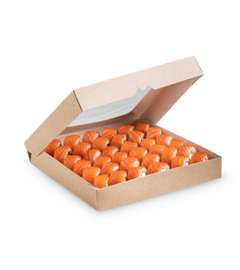 กล่องส่งอาหาร OSQ TABOX PRO 2500 คุณภาพเหนือชั้น กล่องอาหารแบบนำกลับบ้าน ผลิตจากกระดาษคราฟท์รักษ์โลก พร้อมหน้าต่าง บรรจุแบบแพ็คแบน - Product Image 1