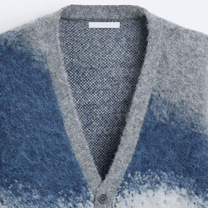 Cárdigan para hombre, ajuste cómodo, tejido suave, cálido, manga larga, atuendo informal, cárdigan para hombre, atuendo diario elegante - Product Image 3