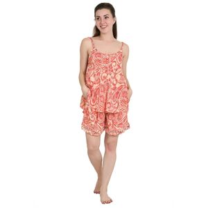 Soyeux Sari <b>Pyjama</b> Kimono Cami Top Boxer Ensemble 3-Piece Luxury Boho Royal Beach Robe Nightwear Soft and Comfortable - Product Image 1