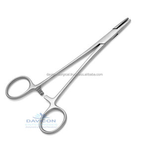 DAVICON – porte-aiguille marron Diagnol dentelures 7 po | Porte-aiguille - Product Image 3