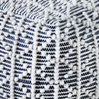 Pouf ottoman moderne en coton imprimé fait main de luxe, repose-pieds bas, siège pouf, décoration de salon, antistatique, personnalisable pour mariage