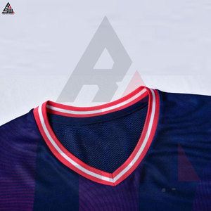 Maillots de football à prix avantageux, uniformes personnalisés, maillots d'équipe unisexes, 100% polyester, impression par sublimation, respirant - Product Image 3