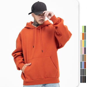 Venta al por mayor personalizado OEM para hombre pesado con capucha de gran tamaño mujer Sudadera con capucha en blanco Pull Over Sudadera con capucha para hombres - Product Image 6