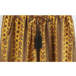 Pijama de Mujer 100% Poliéster Satinado, Corte Holgado, Estilo Urbano, Estampado Completo, Cintura Elástica, Cómodo - Product Image 2