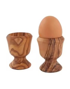 High Quality Modern <b>Egg</b> Holder Stand Natural Wooden Single Stand with Elegant Natural Finish for Home & Kitchen Use - Product Image 1