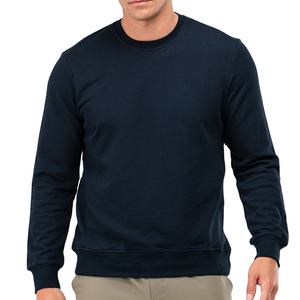 2025 OEM personnalisé surdimensionné Vintage en relief sweat 100% coton pull à col rond poids lourd hommes sweat - Product Image 6