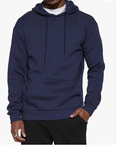 เสื้อฮู้ดดี้โอเวอร์ไซส์แบบใหม่ ขายส่งจากบังกลาเทศ รับสกรีนโลโก้ เนื้อผ้า CVC ฟลีซหนานุ่ม ทรงหลวม ไหล่ตก เสื้อสเวตเชิ้ตผู้ชายแบบเรียบ - Product Image 3