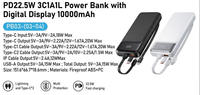 Batterie externe portable magnétique à charge rapide PD 22,5 W avec affichage numérique pour smartphone – Vente en gros
