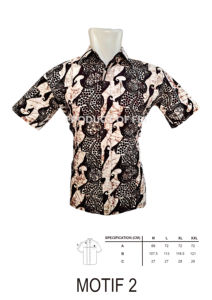 Camisa Batik de manga corta de alta calidad para hombres 100% algodón Catton estampado a mano Batik EXPORTACIÓN DE Indonesia estilo de moda - Product Image 2