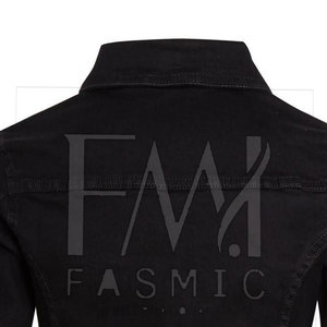 Veste en jean pour femme de style décontracté, personnalisable, de haute qualité, confort supérieur avec rembourrage en coton, tricotée et respirante - Product Image 5