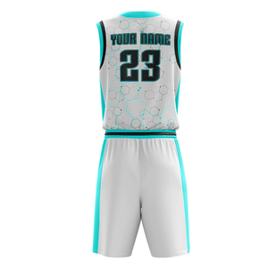 INDEX APPAREL Custom Sublimated Basketball Jersey Shorts Set Men's Sleeveless V-Neck Moisture Wicking <b>Athletic</b> Fit Team Name 23 - Product Image 3