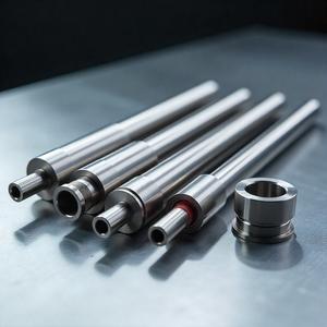 Pièces d'équipement industriel usinées CNC sur mesure | Arbres en acier inoxydable de précision et raccords métalliques - Product Image 1