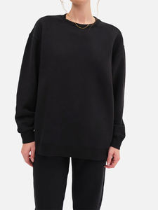 Gran oferta de sudaderas con capucha y sudaderas de manga larga para mujer de Color sólido de invierno 100% algodón polar transpirable logotipo personalizado Color personalizado - Product Image 2