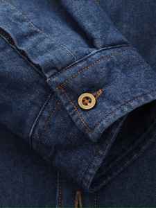 Chaqueta Vaquera Personalizada para Hombre, Diseño de Primera Calidad, Venta al Por Mayor 2026, Ropa Casual Personalizable para las Cuatro Estaciones, Algodón para Moda al Aire Libre - Product Image 3