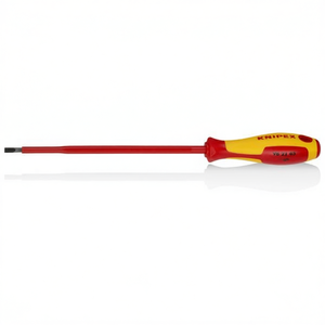 Knipex VDE 180mm Burnished <b>Screwdriver</b> for Slotted Screws - Product Image 2