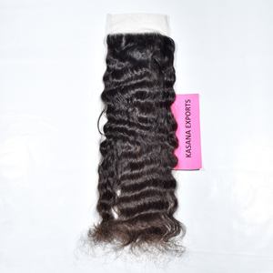 Cierre 6x6 de Color Natural, 100% Cabello Humano Virgen Remy Indio con Cutícula Alineada, Gorra de Encaje Completo, 100g, Sin Procesamiento, Sin Aditivos - Product Image 4